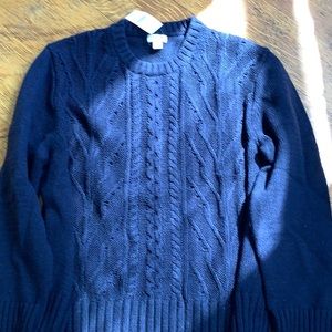 Navy J Crew sweater